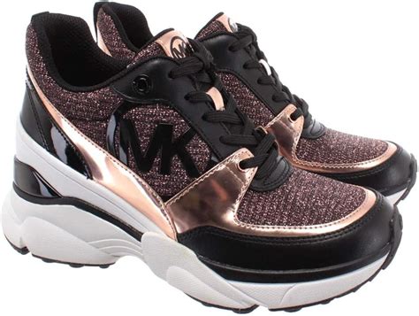 michael kors schuhe damen|Michael Kors rose gold sneakers.